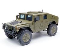 E-Zee RC 1/16 Scale 4WD Military Truck - RTR Remote Control Vehicle Green