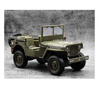 E-Zee RC Willys Jeep 1/10 4WD RC Car with LED Lights 7.4V EZ-G2068