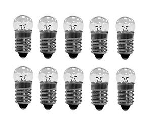 通用 E10 6V 0.3A Warm White Bulb Light Bulbs Miniature Screw Base (10) Glühlampe Glühbirne