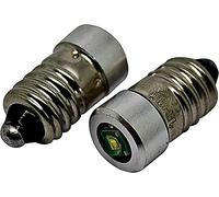E10 Cree 3W LED 3-6V 3V 4.5 Volt LED Light Upgrade Replacement Headlamp Torch Zoom Cool White Mes (2)