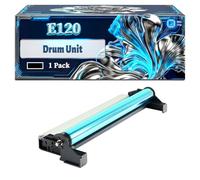 E120 Drum Unit Compatible for Lexmark E120 E120n Printers, With Chip Large Capacity 25000 Pages (1 Pack Black)