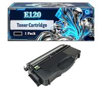 E120 Toner Cartridge Compatible for Lexmark E120 E120n Printer, With Chip Large Capacity 2000 Pages (1 Pack Black)