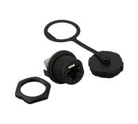 E13 Connector IP67 Threaded Coupler 180 Degree Female Socket For LED Display Automation Security Monitoring Systems