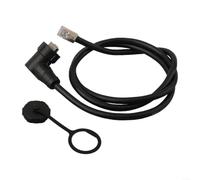 E13 Threaded Network Coupler IP67 Waterproof Angled(1Meter)