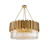 E14 Chandelier,Crystal Chandeliers,Round Modern Chandelier Lighting Room Crystal Chandeliers Light Luxury Home Atmosphere During Lamp-Light Gold 40cm In Diameter