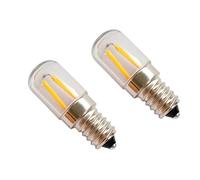 E14 Fridge LED Bulb Pygmy Small Screw COB Cool/Warm White Fits Salt Lamps 230V 1.5W 2pcs (Cool White)