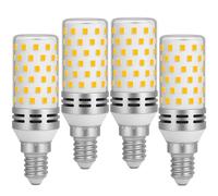 E14 LED Bulb 10W 1800LM , E14 Small Edison Screw Light Bulbs, Class-C Ultra-Efficient (SES) Warm White 3000K, 180W Incandescent Equivalent, Non-Dimmable, SES Corn Light for Home Lighting, Pack of 4