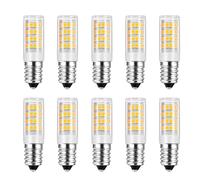 E14 LED Bulb, 5Watt Equivalent 50W, Warm White 3000K for Cooker Hood, 500 Lumens, AC220-230V, Non Dimmable, Small Edison Screw 2835SMD Lamp 10PCS