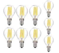 E14 LED Candle Bulbs Non Dimmable 9 Pack Natural White 4000K 4W (Equivalent to 40W) Non-Flicker 440 Lumens Small Edison Screw Light Bulb for Living Room Bedroom Kitchen(Natural White 4000K,4W)