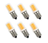 E14 LED Light Bulbs 2 W 25 W Equivalent to Bulbs Dimmable Warm White 2700 K Small Edison Screw Salt Lamp AC 220-240 V for Night Light, Cooker Hoods Bulbs, Ceiling Fan, Table Lamps (Pack of 6)