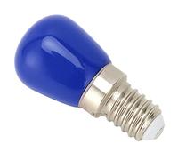 E14 Light Bulb 3W Ultra-Bright Eye-Friendly Indoor Lighting for Wall Lamp Ceiling Fan Light Glass Aluminum (Blue)