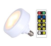 E14 Rechargeable Light Bulb with Remote Control,E14 Battery Operated Light Bulbs,Dimmable Wireless Battery Powered LED Bulb for Non Hardwired Wall Sconce Pendant Light Fixture Candle lamp(1 Pack)