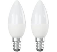 E14 Small Edison Screw Fitting LED Light Bulb 7W 60 Watt Equivalent, Energy Saving, Candle Light Bulbs, Warm White 3000K, Long-Lasting, Bright Led Bulbs, 600 Lumen, Non-Dimmable, Pack of 2