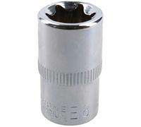 E18 Female Torx Socket Star Bit 1/2" Drive Standard External Chrome Vanadium Steel