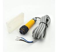 E18-R2P1 DC6-36V 3 Wire 2M Sensor Distance NO Retroreflective Photoelectric Switch w Reflector