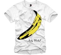E1SYNDICATE T-Shirt Andy Warhol The Velvet Underground Doors NICO Banana S/M/L/XL White