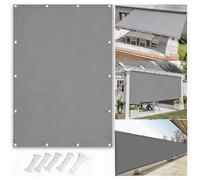 e2.4x4.2M Dark GrayUV Protect 95% Outdoor Canopy with Grommets & RopesPerfect for