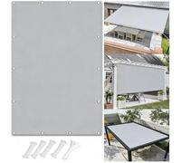 e2.4x4.2M Light Gray with Eyelets & RopesUV Protect 95% for Outdoor Use for e Canopy