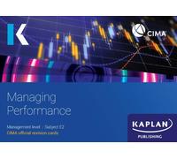 E2 MANAGING PERFORMANCE - REVISION CARDS