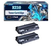 E210 Toner Cartridge Compatible for Lexmark E210 Printers, With Chip Large Capacity 3000 Pages (2-Pack Black)