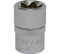 E22 TRX Star Socket Bit - 1/2" Square Drive - PREMIUM Drop Forged Head Knurled