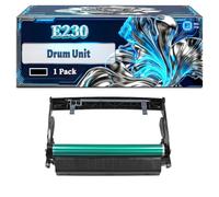 E230 Drum Unit Compatible for Lexmark E230 E330 E342 E232 E332 E342N E232N E332N E342TN E240 E332TN E240N E340 Printers, With Chip Large Capacity 40000 Pages (1 Pack Black)