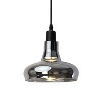 E26/E27 Shadow Glass Pendant Light Modern Minimalist Kitchen Island Dining Room Balcony Porch Edison Pendant Lighting American Retro Bedroom Bedside Single Head Small Hanging Light