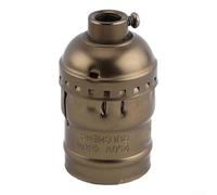 E26 Medium Screw Base Light Socket with Nostalgic Appearance for DIY Lighting Projects and Lamp Refurbishment Tasks (Antique bronze)