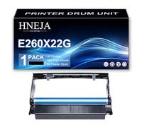 E260X22G Drum Unit Replacement for Lexmark E260 E260D E260DN E360D E360DN E460DN E460DW E462DTN Printer | High Yield | 20000 Pages,Black-1 Pack