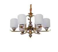 E27 6-Lights Ancient Ceiling Fixtures Decoration, Elegant Luxurious Chandelier, Living Room Lamp Lighting Flush Mount Light