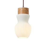 E27 Base Single -Head Chandelier, Flush Mountain Sucks Pendant Lamp, Retro Style Glass Hanging Light Lampshade, Restaurant Balcony Decoration Lighting Fixtures