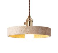 E27 Base Single Head Chaner, Creative Personality Marble Pendant Lamp, Ceiling Lighting Fixtures, Living Room Dining Room Balcony Decoration Hanging Light