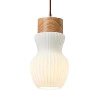 E27 Base Single -Head Chaner, Flush Mountain Sucks Pendant Lamp, Retro Style Glass Hanging Light Lampshade, Restaurant Balcony Decoration Lighting Fixtures