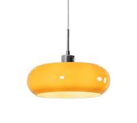 E27 Base Single-Head Pendant ht,French Retro Style Chandelier,Creative High ht Transmission Glass Hanging Lamp Lampshade,Restaurant Study Tearoom Decorative hting Fixtures To pursue happiness