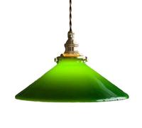 E27 Base Single Head, Personalized Glass Pendant Lamp Shade, Nordic Industry Style Hanging Light, Living Room Dining Room Bar Decoration Light Fixtures