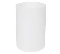 E27 Cylinder Glass Lampshade, Frosted White Shade for Ceiling Lights | Glass Construction, 15x10x10cm Size, Easy Installation, Simple Cleaning Access, Soft Warm Glow for Pendant Fittings