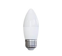 E27 Edison Screw Fitting LED Light Bulb 7W 60 Watt Equivalent, Energy Saving, Candle Light Bulbs, Warm White 3000K, Long-Lasting, Bright Led Bulbs, 600 Lumen, Non-Dimmable, Pack of 1