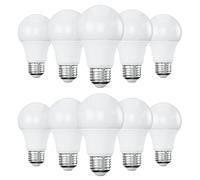 E27 Edison Screw Fitting LED Light Bulb 8W 50 Watt Equivalent, Energy Saving, Standard Light Bulbs, Daylight 6500K, Long-Lasting, Bright Led Bulbs, 600 Lumen, Non-Dimmable, Pack of 10