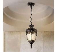E27 European Style Outdoor Waterproof Garden Gazebo Balcony Hangiceililight American Outdoor Simple Courtyard Corridor Ceililight/D 19Cm