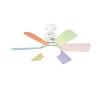 E27 Fan Light,3 Color Dimmable Silent LED Ceiling Lamp | 30W 2 In 1 Fan Lamp,Smart Memory Function,Timer Remote,Space Saving Ultra Quiet Home Lighting