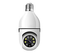 E27 Interface Webcam Light Bulb Home Security Camera, 1080P Wireless Security Camera with 360°Rotate Auto Tracking, 2.4Ghz WiFi Wireless Home Monitoring Camera with Night Vision for Home