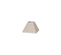 E27 lampshade, Beige Linen, 17 x 8 x 13 cm, Ideal for Decoration and Atmosphere in Homes and Commercial Spaces.