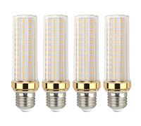 E27 LED 20W Warm White 3000K 2000LM, 88 LEDs, Equivalent to E27 150W Halogen, Edison Screw Fitting LED Corn Light Bulbs for Floor Lamp Ceiling Lamp, Not Dimmable, Pack of 4