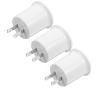 E27 Light Socket Adapter Set 3pcs Easy Installation Multi Bulb Converter Compatible for LED CFL Incandescent