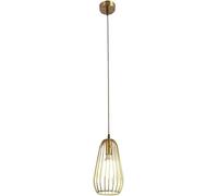 E27 Light Source Pendant Lights Modern H65 Full Copper Wire Cage Light Luxury Metal Birdcage Hanging Lamp, Modern Light