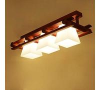 E27 Modern Ceiling Lights Wood Glass Minimalist Ceiling Lights Creative Ceiling Lighting Fashion Trend Corner Spotlight for Living Dining Room Bedroom Corridor Ceiling Lamp.,threelights