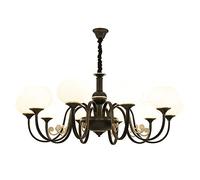 E27 Nordic Magic Beans Chandelier,Bedroom,Modern Chandelier,Hallway,Industrial Pendant Lighting Fixture Matte Glass Globe Ceiling Light Fixture for Living Room,Kitchen-Golden. 3 Head Made in China