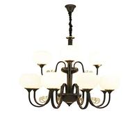 E27 Nordic Magic Beans Chandelier,Bedroom,Modern Chandelier,Hallway,Industrial Pendant Lighting Fixture Matte Glass Globe Ceiling Light Fixture for Living Room,Kitchen-Golden. 3 Head Made in China