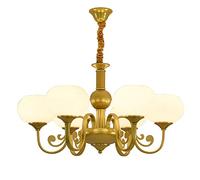 E27 Nordic Magic Beans Chandelier,Bedroom,Modern Chandelier,Hallway,Industrial Pendant Lighting Fixture Matte Glass Globe Ceiling Light Fixture for Living Room,Kitchen-Golden. 3 Head Made in China