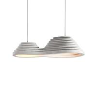 E27 Nordic Wabi-sabi Wind Bedside Lamp,Dining Room Chandelier,Creative Designer Chandelier,A for Bar Cafe Living Room Study Bedroom-Coarse Porcelain White 60 * 24cm